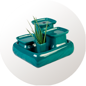 bebedero para gatos porcelana