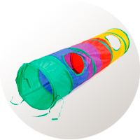 juguetes gatos túnel interactivo