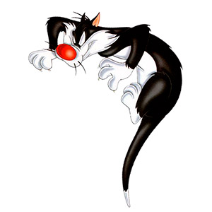 Silvestre nombre de gato famoso Looney Tunes