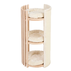 rascador gatos con tres camas