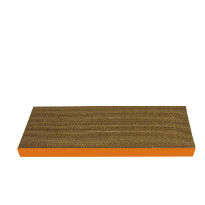 Rascador gatos plano fabricado con cartones